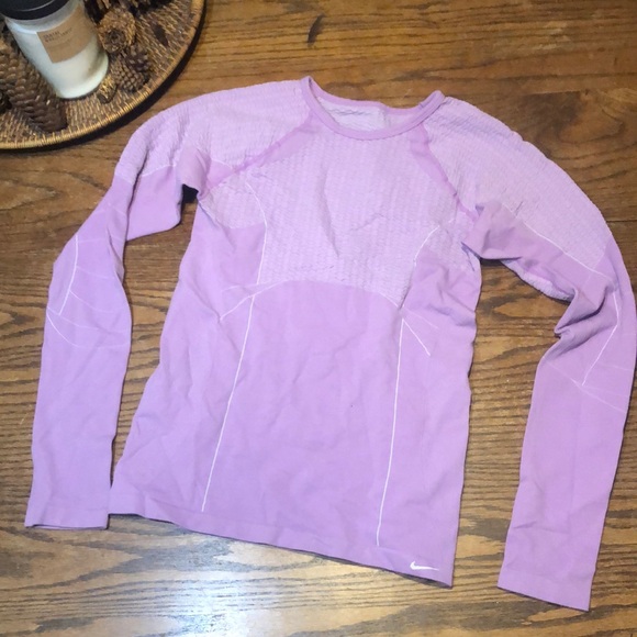 Nike thermafit fitted compression long sleeve top - Picture 1 of 8